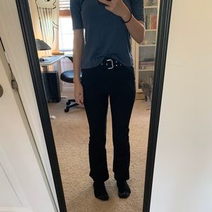 UO belted wide ankle pants